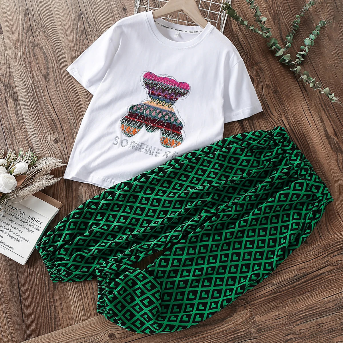 

Summer Kids Clothing Sets for Girls Suits Baby T-shirt & Pants Teenagers Sports Outfits Children Costumes 4 6 7 8 10 12 13 Years