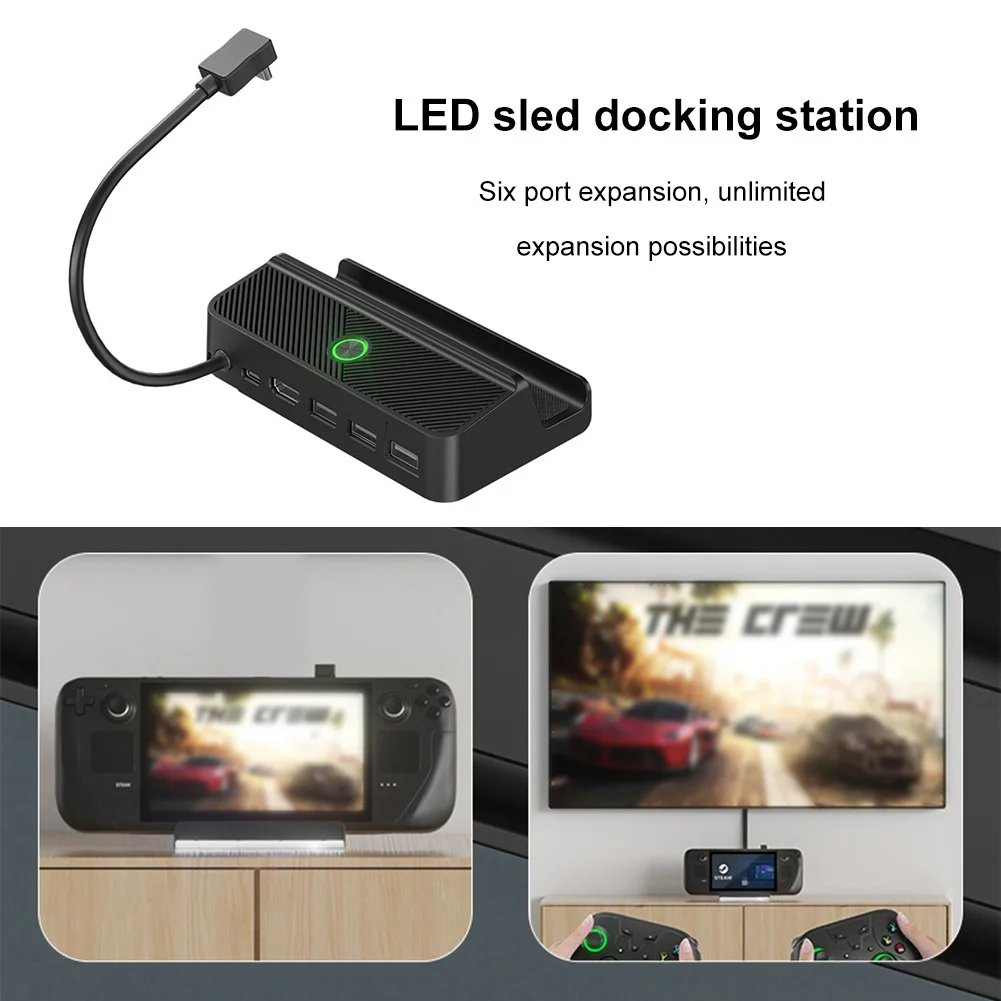 ٵ ġ  ũ ŷ ̼, TV ̽ ĵ, 6 in 1 , 4K HDMI ȣȯ USB 2.0, CŸ PD 100W  