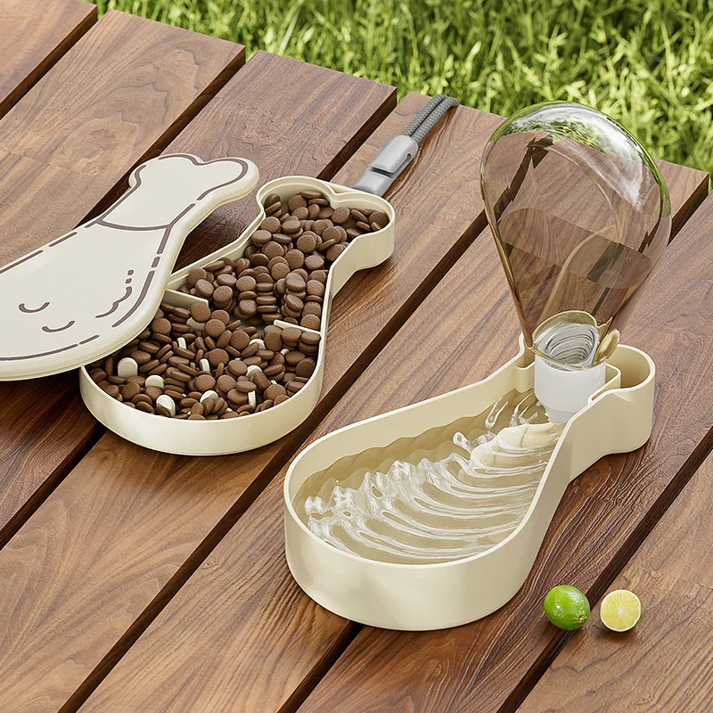Portable Water Bottle With Food Container 6