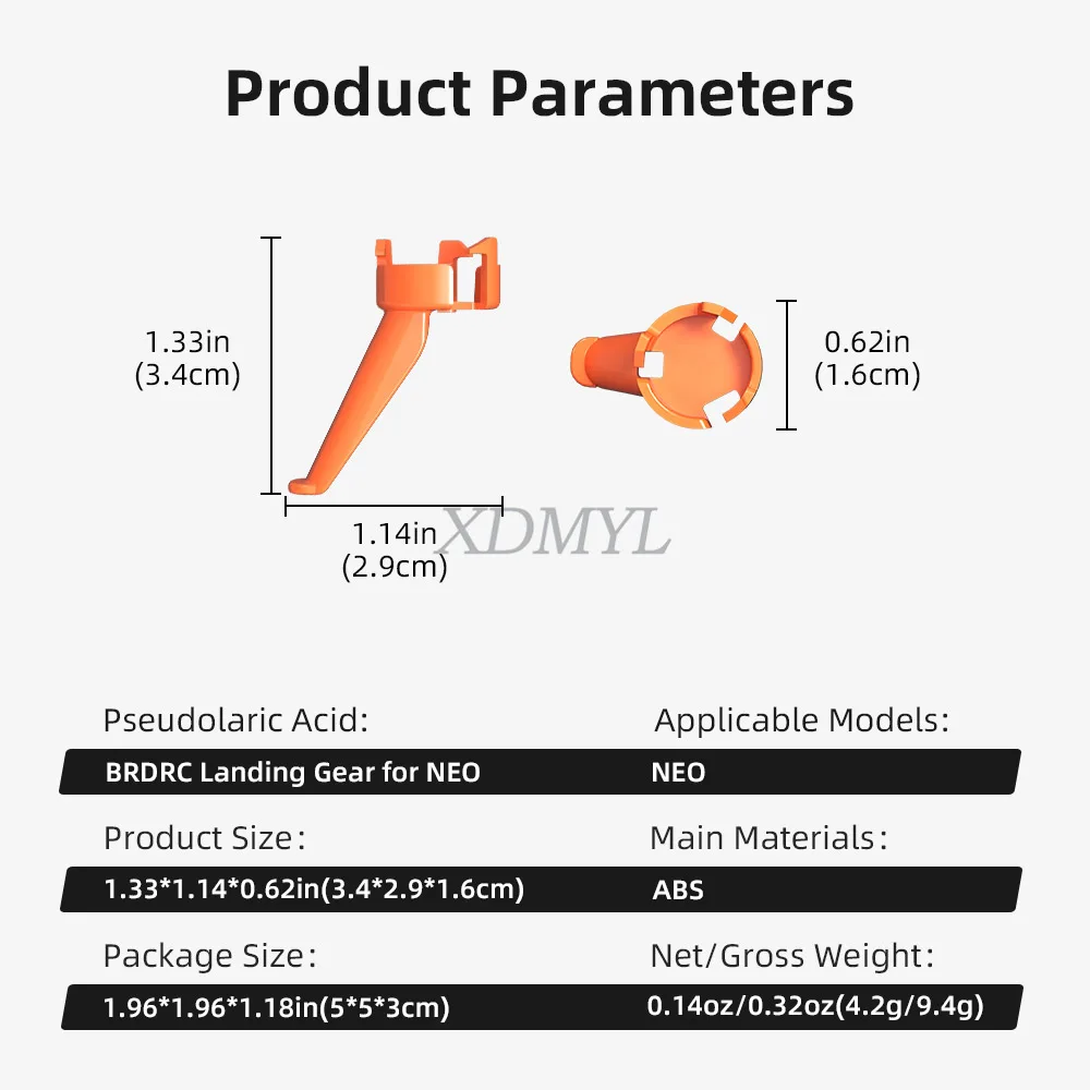 Description Picture 2 of itemFor DJI NEO Height Increasing Tripod Support Leg Gimbal Protection Fixed Bracket Anti-collision Protector Cage Drone Accessories
