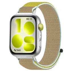 Nylon Loop Replacement Strap for Smartwatch - Premium Accessory Belt (Camel)
