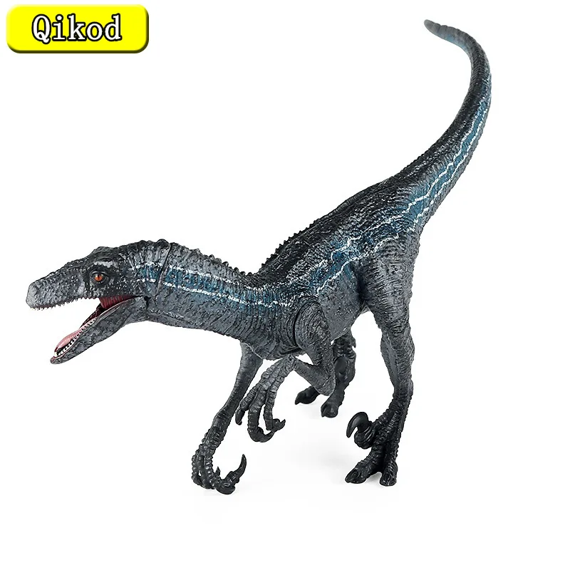 

Jurassic Velociraptor Carnivorous Dinosaur Model Figurine Solid Plastic Action Figure Animal Simulation Kids Collect Toy Gifts