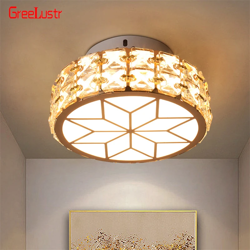 

Modern Ceiling Lamp Acrylic Crystal Corridor Led Pendant Lamp Kitchen Cloakroom Home Decor Chandelier Lustre Luminaire Plafonnie