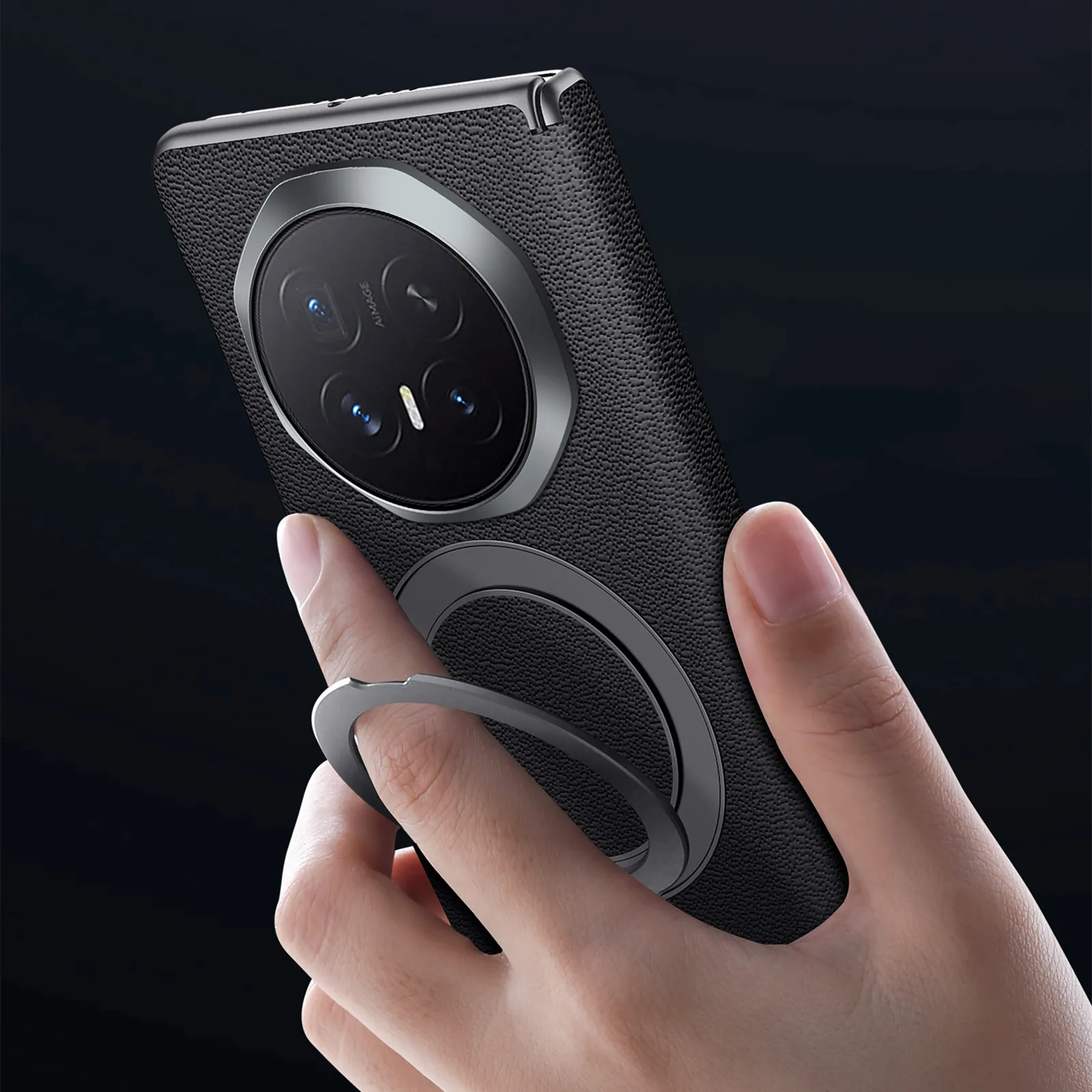 Honor Magic V6 Leather Magnetic Handle MagSafe Case with Hinge Protection by SULADA 16 Honor Magic V6 Leather Magnetic Handle MagSafe Case with Hinge Protection by SULADA 8