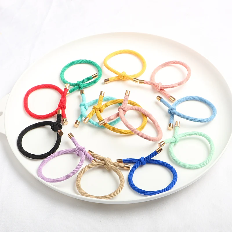50Pcs Elastische Haar Seil Mädchen Kopf Seil Haar Zubehör Haar Band Gummiband Pferdeschwanz-halter Geschenke Kinder Geschenk