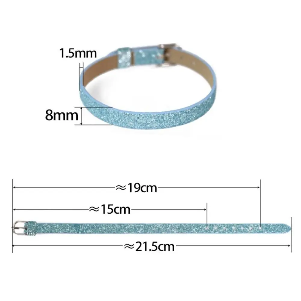 Mini Doll Waist Belts Doll Bag Belt Shiny Toy Collar DIY Handmade Belt 20cm Cotton Dolls Clothes Accessories 8*210MM