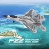 Bm22 rc f22 plane raptor 4ch Large Fighter Jet Fixed-wing Remote Control Foam Glider Electric Model Airplane Toys rc rtf 2