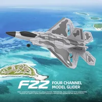 Bm22 rc f22 plane raptor 4ch Large Fighter Jet Fixed-wing Remote Control Foam Glider Electric Model Airplane Toys rc rtf 2
