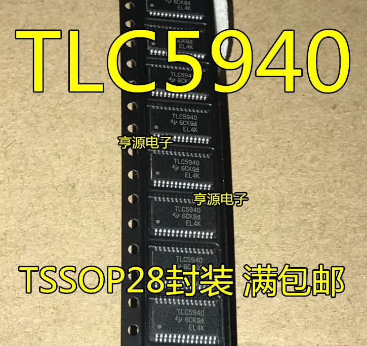 5pieces TLC5940PWP TLC5940PWPR TLC5940 LED SOP28|Performance Chips ...
