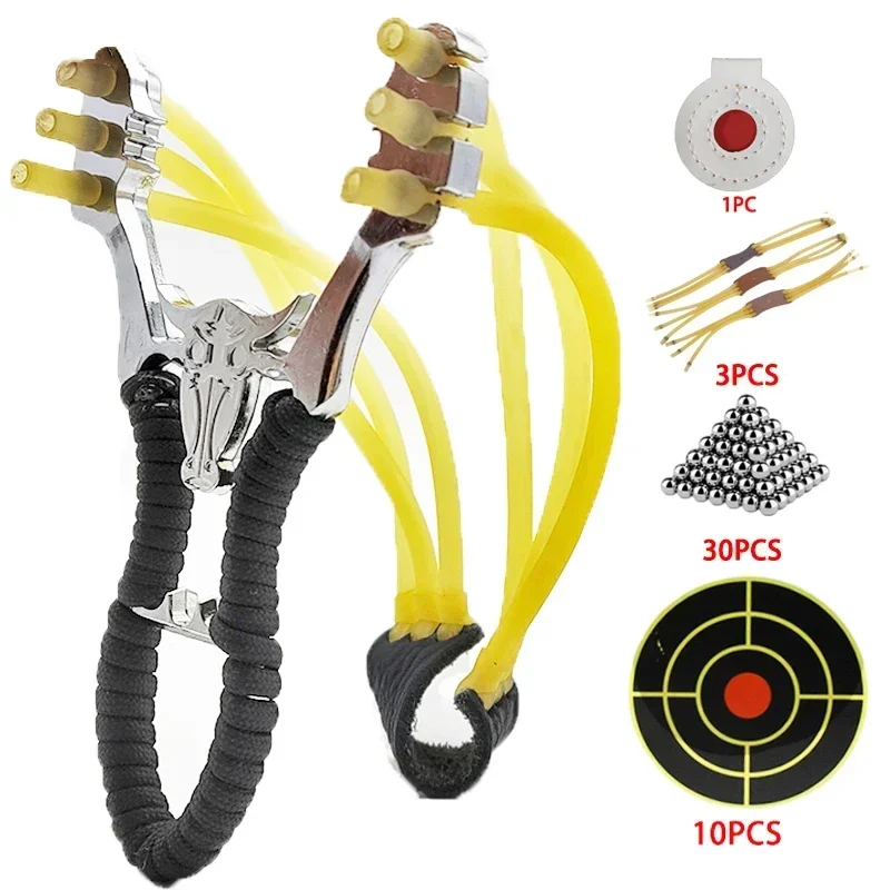 Chair Mechanisms Slingshot Metal Wood Grain Aiming Slingshot