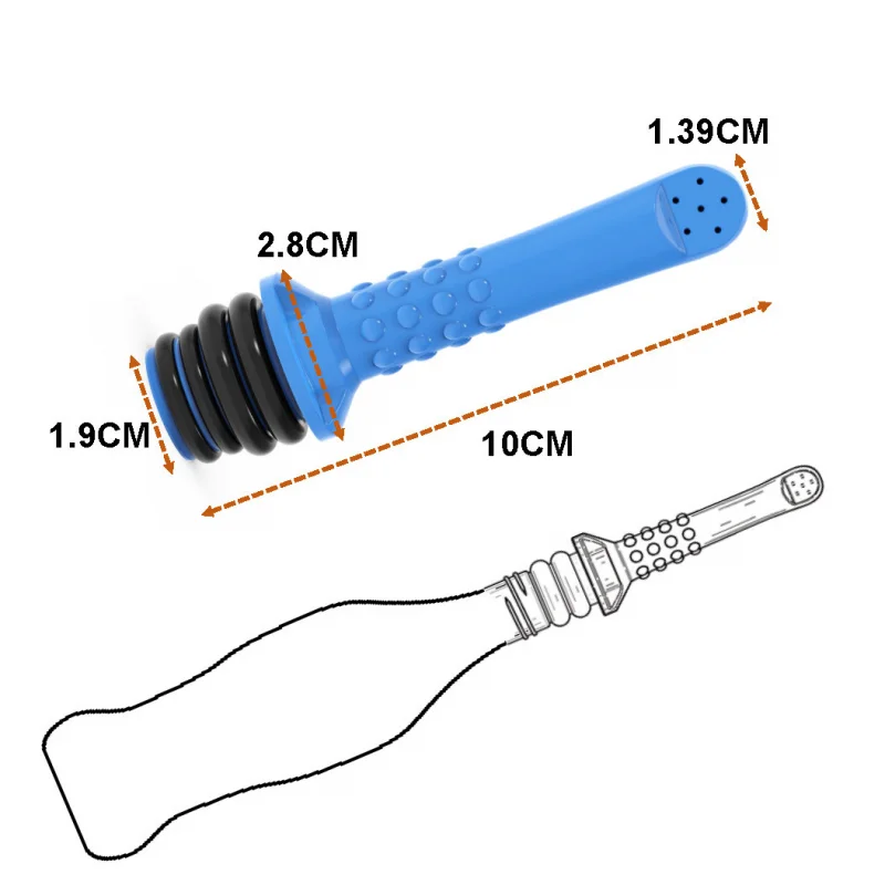 Handhald Portable Peri Bottle Travel Bidet Compatible with 21-25cm Bottles Personal Hygiene Care Shattaf Water Spray 3