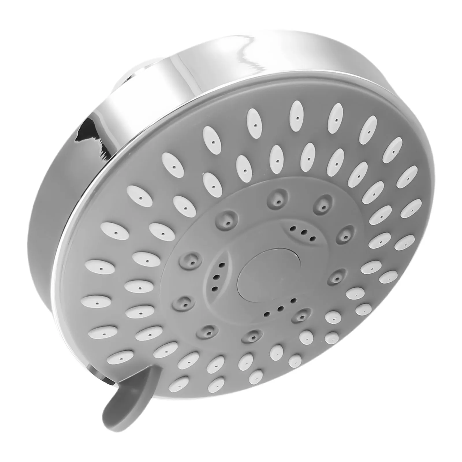Shower Head Shower For The Bathroom High Pressure Portable Shower Head Sprayer 4Inch Rainfall Nozzle Fixture Chrome ABS 5 Mode Adjustable