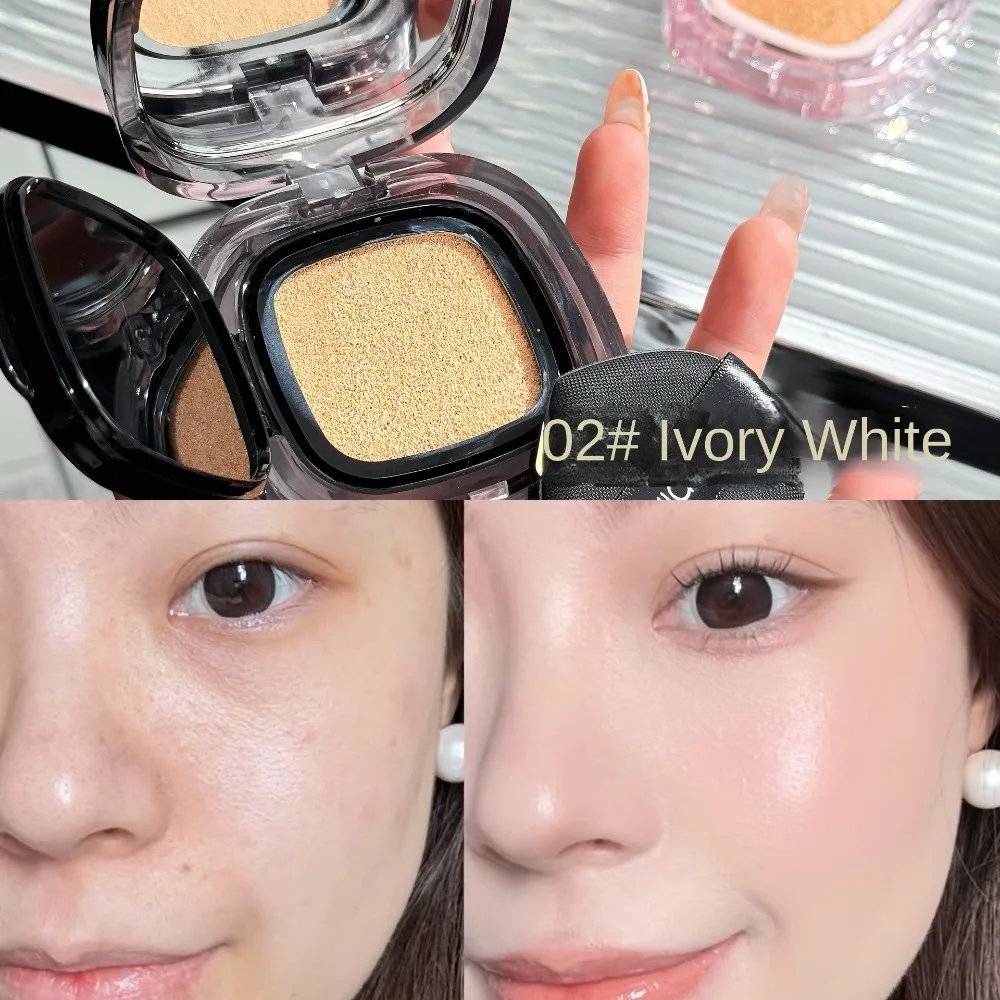 Moisturizing Concealer Light Natural Waterproof Air Cushion Foundation Cream Brightening High Coverage Base Makeup Cosmetics