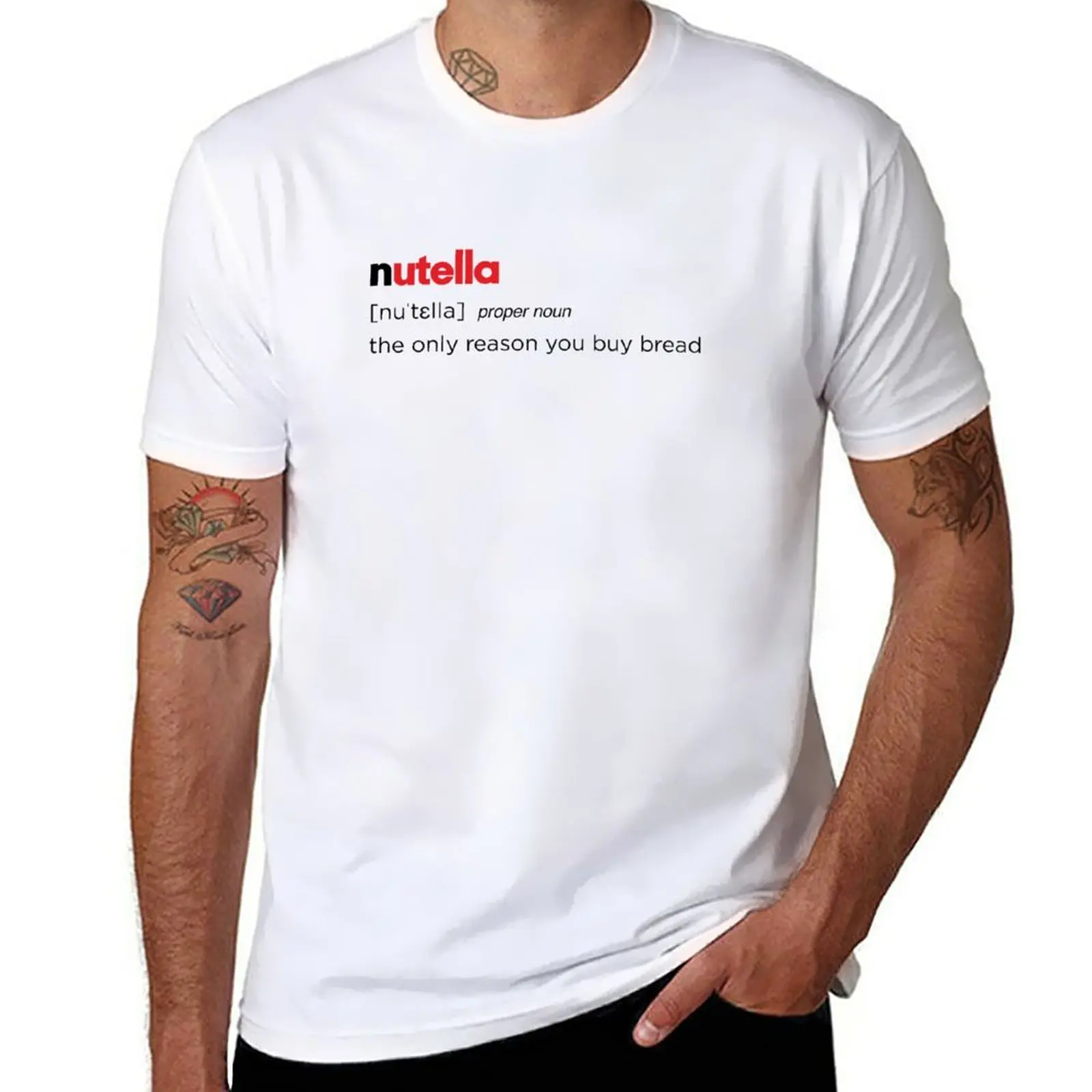 Nutella Definition, Nutella Addiction, T-Shirt Amante Della Nutella New Edition Top Ragazzi Animal Print Animal Prinfor Boys Men T Shirt