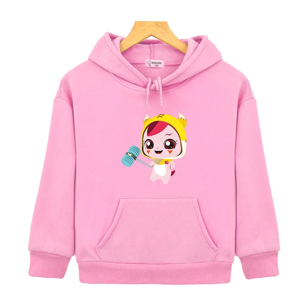 

Tini Ping Kids Pullovers Cute Printing Hoodies Autumn Cartoon Graphic Manga Sweatshirts Sudaderas Long Sleeve Boys and Girls
