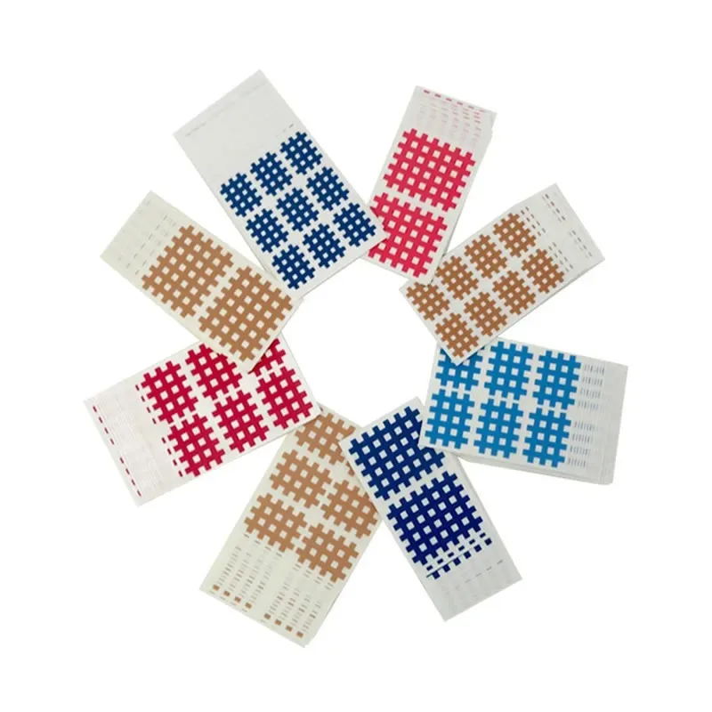 10 Pieces/lot Crosstape Kinesiology Stickers Tape Pain Relief Sports Acupoint Muscle Physiotherapy Therapy Muscle Cross Tape sports tape kinesiology tape