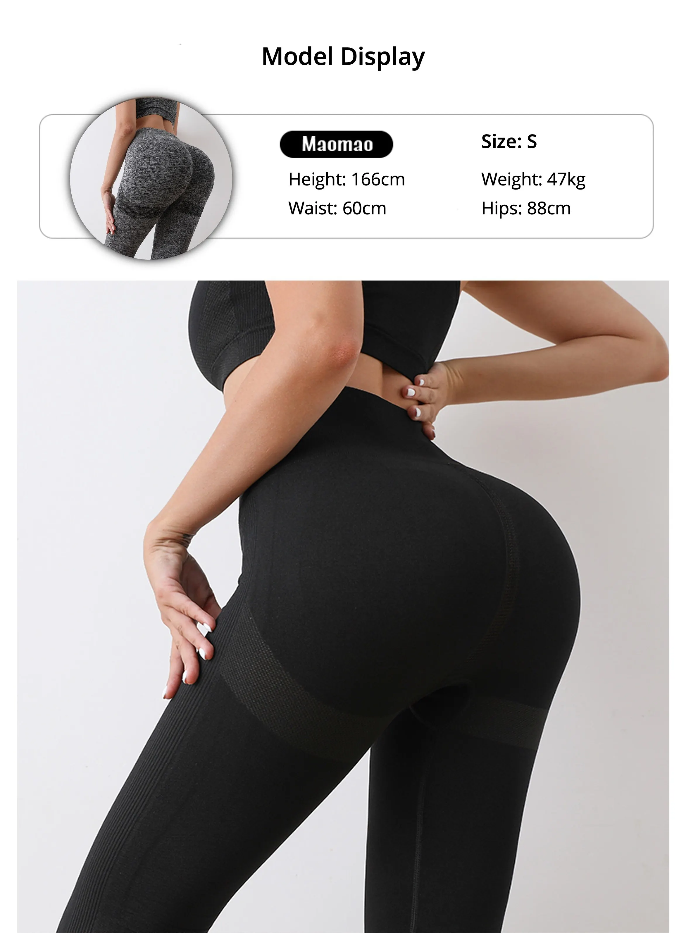 Women Butt Lifting Yoga Leggings Elastic Workout High Waist Tummy Control Ruched Booty Pants Seamless Gym Compression Tights