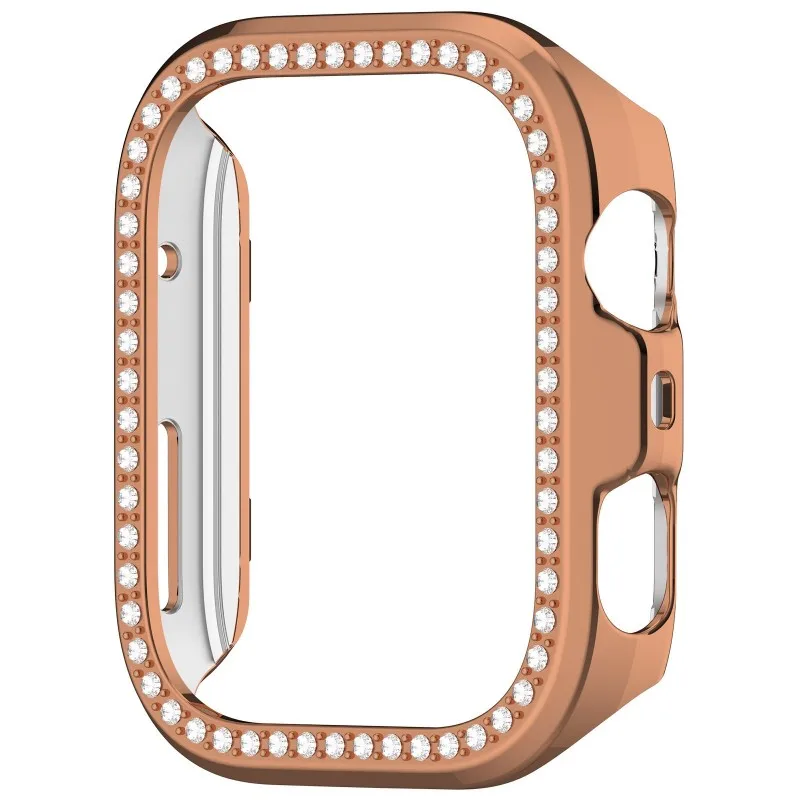 Bling Double Row Diamond Crystal Protective Watch Case & Band