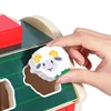 Baby Wooden Matching House Toys Montessori Toys Farm Animal Color Shape Sorting Building Blocks Early Education Games Gifts 6