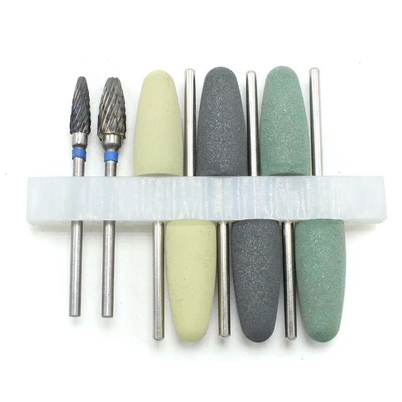 8 Piece Acrylic Dental Polishing Burs Kit