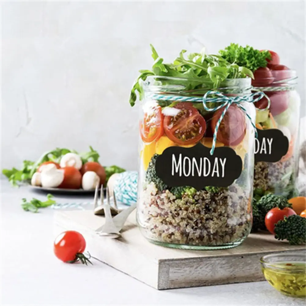 Description Picture 6 of itemKitchen Jars Stickers Adhesive Labels For Jars Spice Bottles Erasable labels Home Jars Bottles Tags Kitchen Organizer Sticker