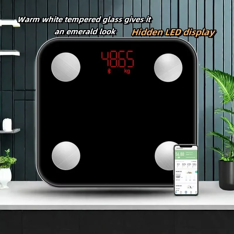 Accurate weight measurement intelligent body fat scale weight body fat scale LED household human body digital electronic scale 4