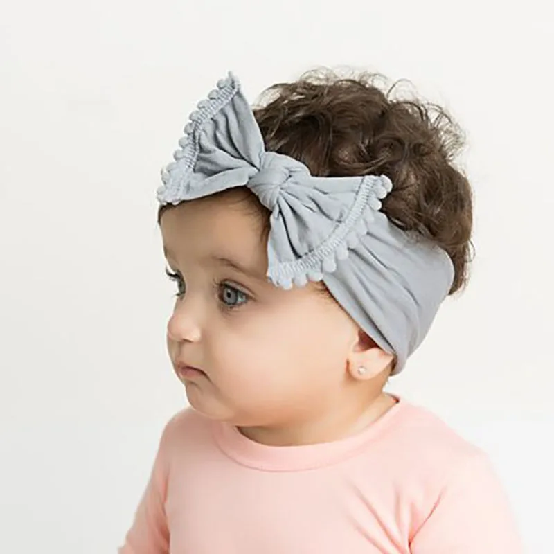 3 Pcs Baby Girl Bowknot Elastic Headbands Holiday Party Hair Band Headwear Accessorie Baby Accessories