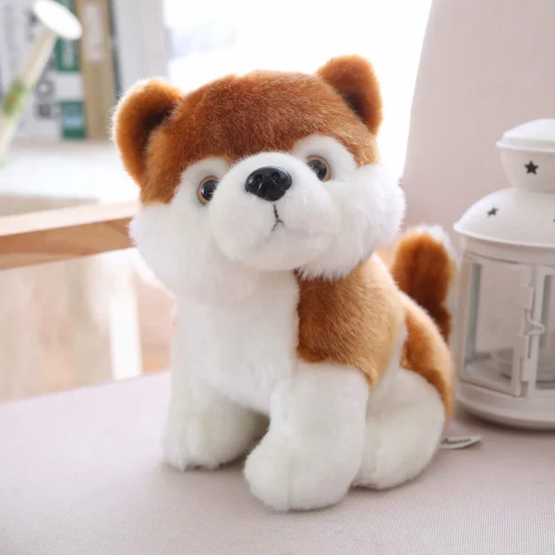 

18/23/28cm Simulation Puppy Dog Plush Toy Kids Dolls Husky Akita Saint Bernard Stuffed Soft Toys for Children Gift High Quality