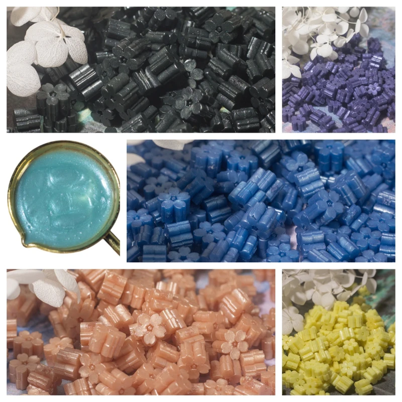 Sakura Pearlescent Wax Particles for Wedding Invitation Sealing