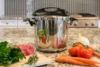 Barton 10.5 Quart Pressure Cooker With Easy-Lock Lid Commercial 18/8- Stainless Steel Instant Fast Cooking with Recipes Book 1
