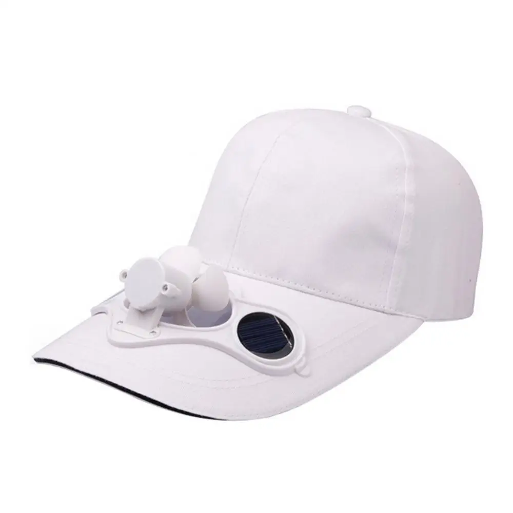 1/2PCS Five Colors Summer Sport With Fan Free Charging Sun Protection Solar Cotton Hat Sun Visor Baseball Casual Unisex