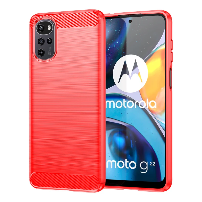 Durable Carbon Fiber Silicone Bumper Case - Anti-Knock Protection