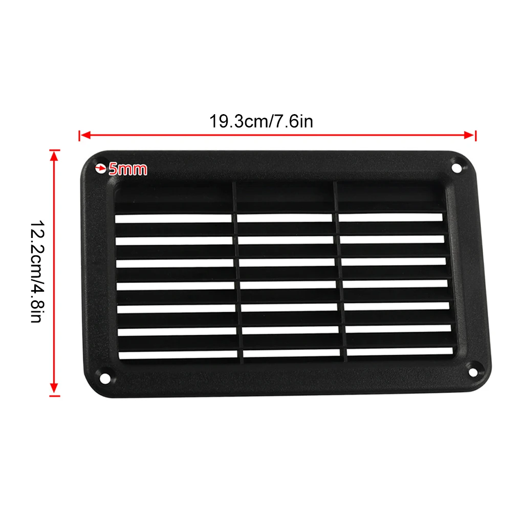 Motorhome Roof Vent Panel Roof Vent Air Outlet Ventilation Grill Louver Air Outlet Plate Durable