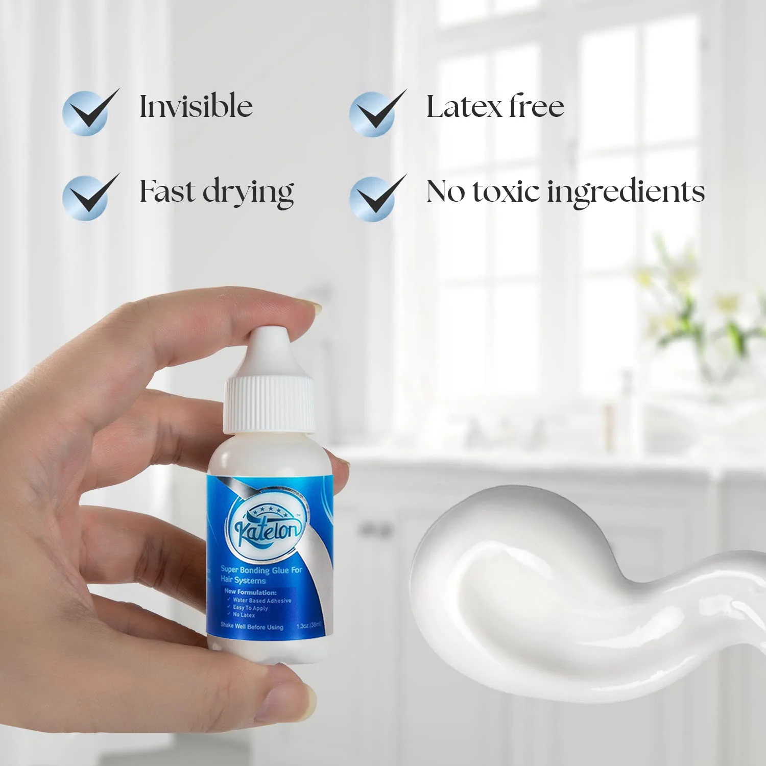 Lace Glue Strong Hold Lace Front Wig Glue Wigs Waterproof Hair Replacement Adhesive Ghost Bond Remover wig glue hair bonding glue lace wig glue wig glue remover
