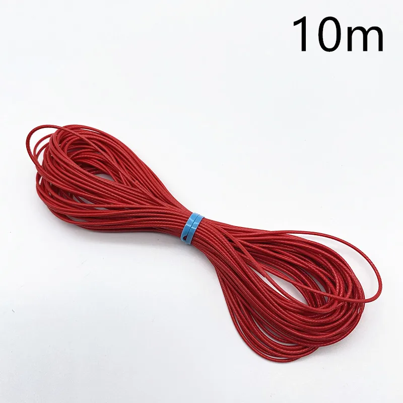 0.5-2.0mm 10meters Waxed Cord Waxed Thread Cord String Strap Necklace Rope Bead DIY Jewelry Making Bracelet waxed cord
