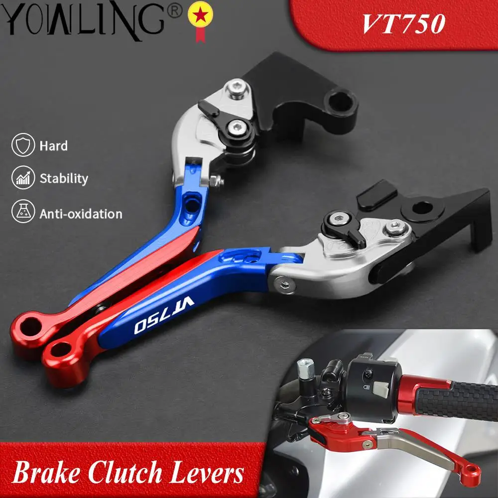 

CNC Motorcycle Adjustable Extendable Brake Clutch Lever For Honda VT 750 VT750 AERO/SPIRIT/CACE CD/CD2 ACE S RS VT750S VT750RS