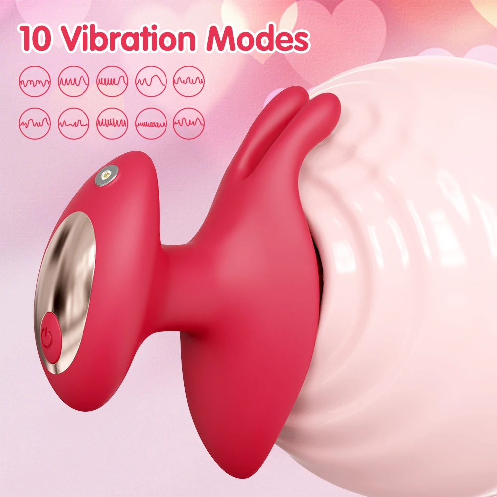 Powerful Finger Vibrator for Women Nipple Breast Clitoris Stimulator Female Clitoral Massager Adult Goods Sex Toys for Couple