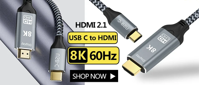 MOSHOU – câble HDMI 2.1 Coaxial Flexible, 48Gbps, eARC HDR, 8K, 60Hz, 4K,  120Hz, pour boîtier TV, PS5, ordinateur portable - AliExpress