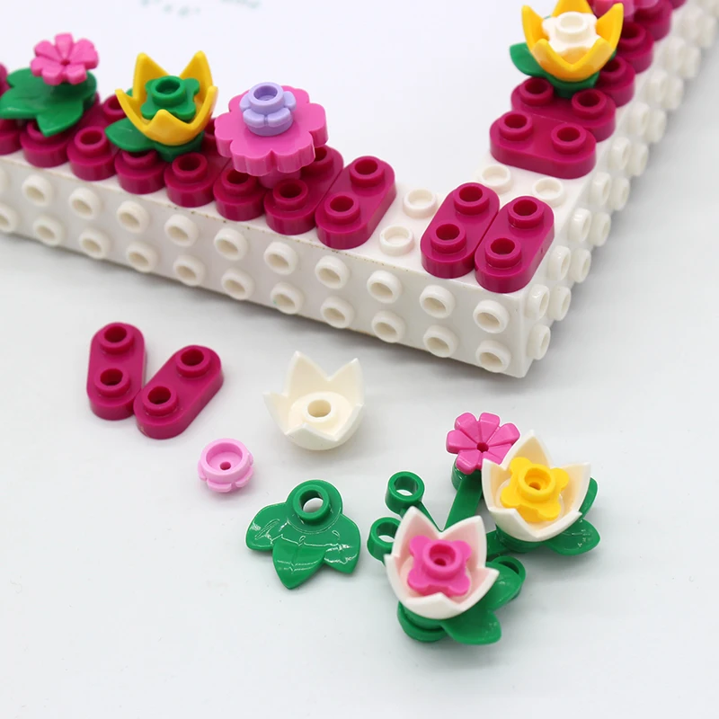 MyGiftHome DIY Floral Building Block Photo Frame