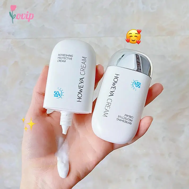 

Whitening UV Sunscreen Cream SPF50 Sunblock PA+++ Moisturizing Anti Aging Dust Oil Control Reduce Melanin Skin Care