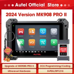 Diagnostic Tools Autel MK908PRO II MK908 PRO 2 Automotive OBD2 Scanner J2534 ECU Programming Tools PK MK908S PRO