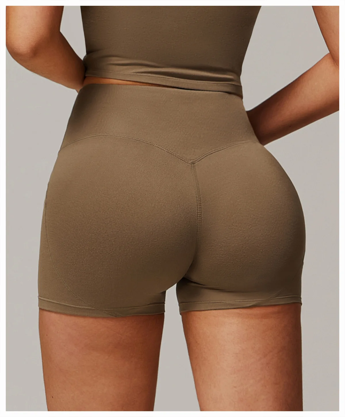 2025 New Yoga Shorts For Women High Waist Lift Sports Outerwear Running Workout Shorts 9152