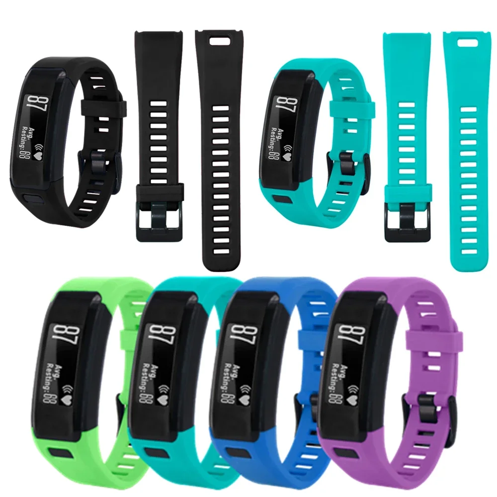 Cinturino Di Ricambio In Metallo Con Fibbia Per Vivosmart HR - Bracciale Fitness Universale Con Cinturino In Silicone E Attrezzi Inclusi