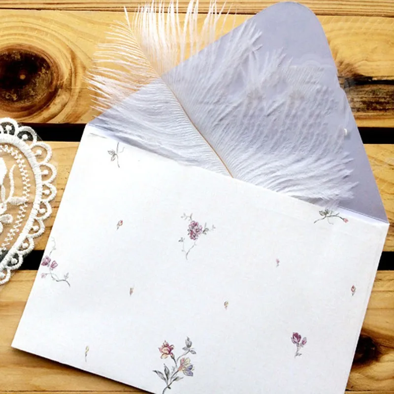 Writing Paper 10pcs Vintage Floral DIY envelope Letter Wedding Invitation School Office Writing Letter Paper kraft paper envelopes,mailing envelopes,mini envelopes,window envelopes,writing paper set