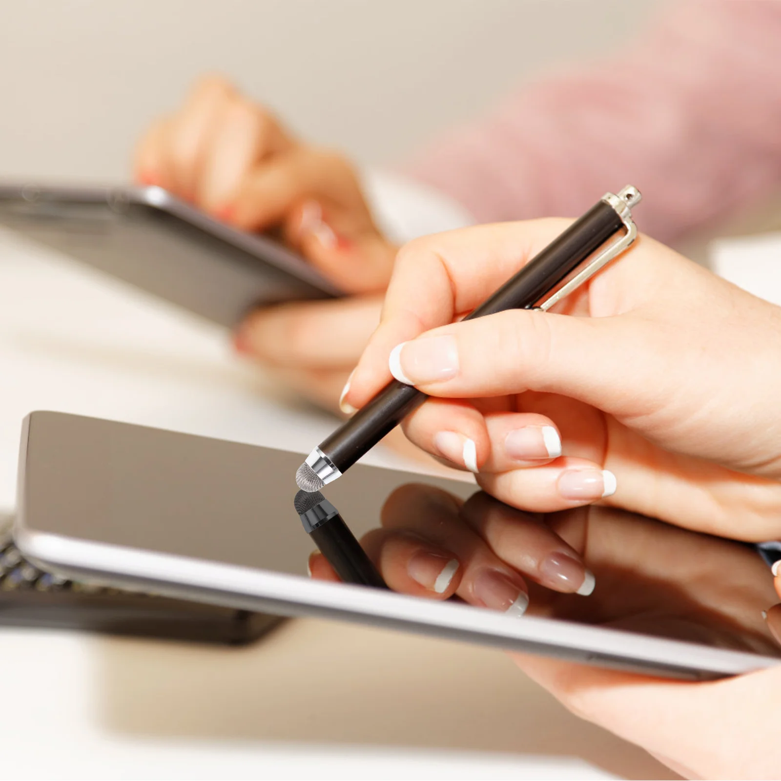 

Stylus Tips Pen Nibs Replacement Touch Screen Tip Capacitive Universal Replaceable Fiber Multi Functional Tablet Pens Device