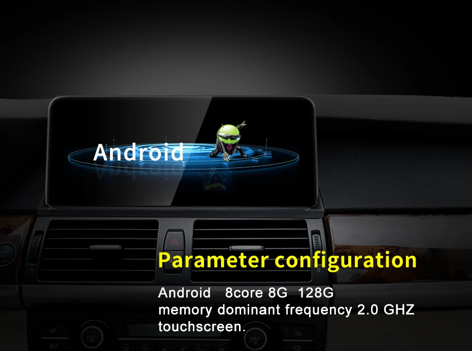 NEW ID8 Qualcomm Snapdragon665 8G 128G Car Video Player Central For BMW X5 X6 E
