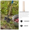 2 Pcs Solid Wood Handle Garden Accessories Replacement Hammer Tool Handles Hoe Grip Staff Deburring 2