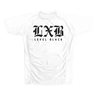 LXB AJJ Men Women T Shirt LEVEL BLACK Casual Gym Short-sleeved Oversized ADCC RASH GUARD Jersey T-shirt Quick Drying Top Tees 1