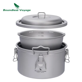 Titanium Camping Cooking Pot 1