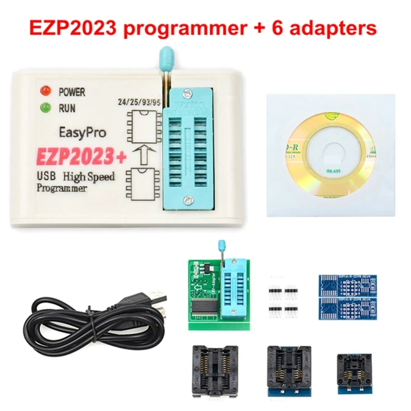 

Высокоскоростной USB-программатор EZP2023 с интерфейсом SPI, EZP2023, компилятор с поддержкой 24/25/93/95 EEPROM 25, флэш-Bios-чип